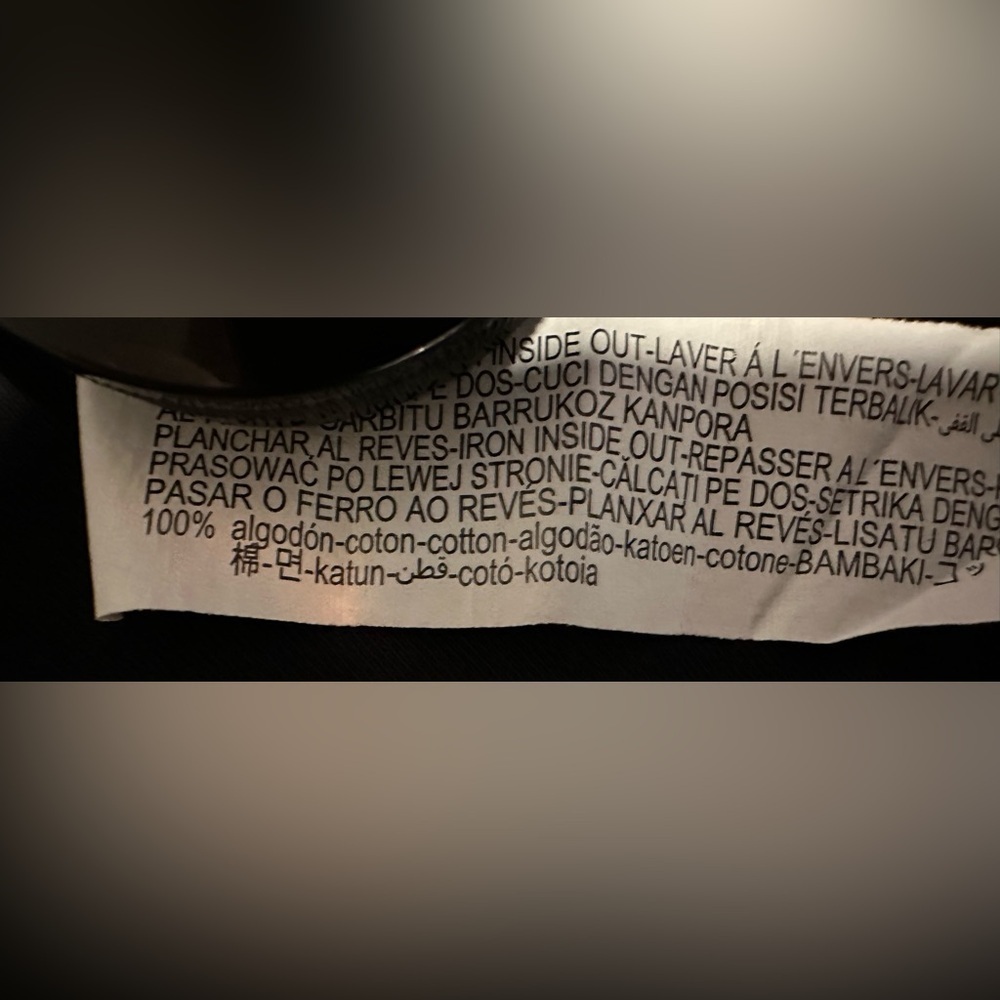 Zara Men’s Create Your Own Chaos Black and White Slogan T shirt - Picture 7 of 9